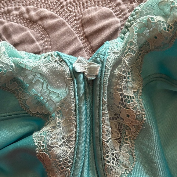 CABERNET Teal Lace Full Coverage Underwire Bra Size 42 DDD - Picture 7 of 7